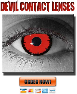 red eye contacts realistic
