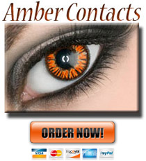 Amber Colored ColorMax Contact lenses