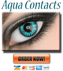 Aqua Colored Contacts