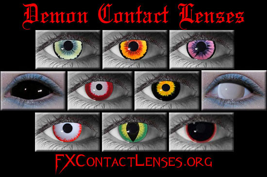 Demon Contact Lenses