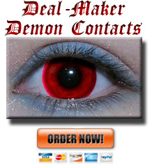Deal Maker Demon Contact Lenses