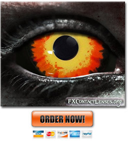 Cerberus Custom SFX Sclera Contact Lenses