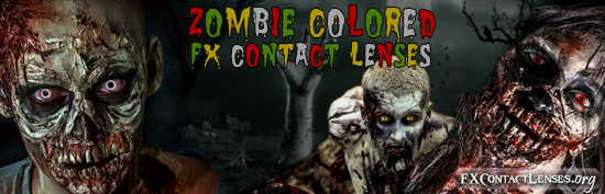 Zombie Colored Contact Lenses